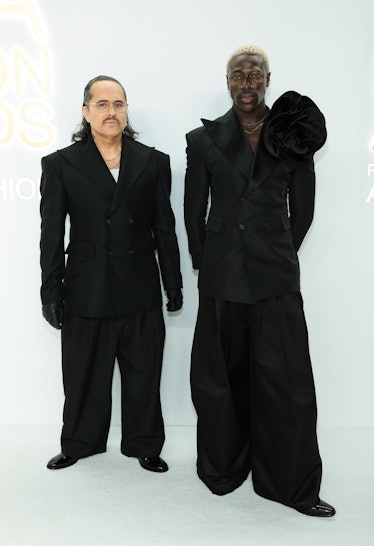 Willy Chavarria and Moses Sumney attend the CFDA Fashion Awards at Casa Cipriani on November 07, 202...