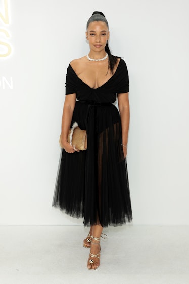 Aurora James attends the CFDA Fashion Awards at Casa Cipriani on November 07, 2022 in New York City....