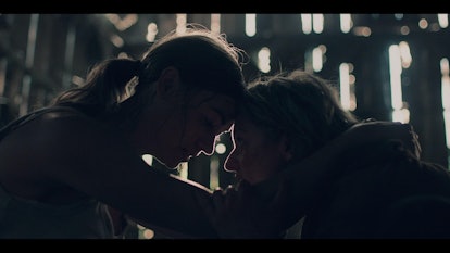 Serena (Yvonne Strahovski) and June (Elisabeth Moss) in The Handmaid's Tale
