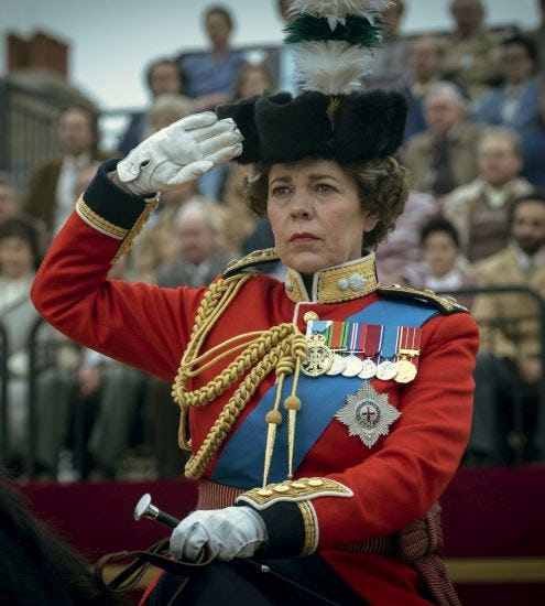 Picture shows: Queen Elizabeth II (Olivia Colman) in The Crown Season 4