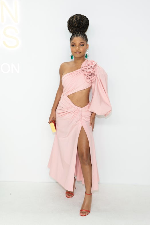 Halle Bailey attends the CFDA Fashion Awards at Casa Cipriani on November 7, 2022 in New York City.