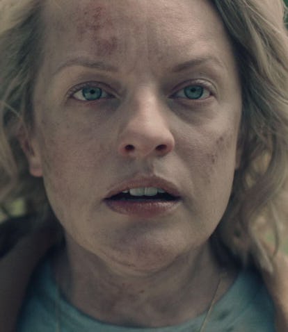 June (Elisabeth Moss) in The Handmaid's Tale