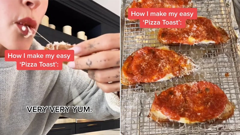 How To Make Hailey Bieber’s Pizza Toast With Truffle Oil & Burrata