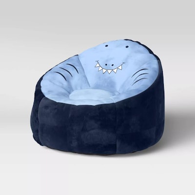 A plush bean bag chair is a fun non-toy gift for kids' rooms.