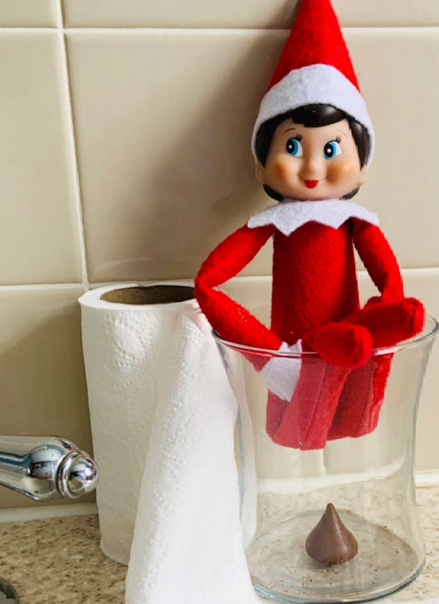 elf on the shelf bathroom ideas