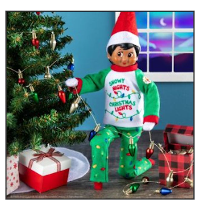 Elf on the shelf cozy pajama costume