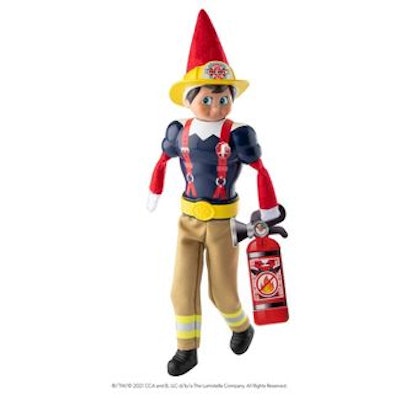 Fireman elf on a shelf costume