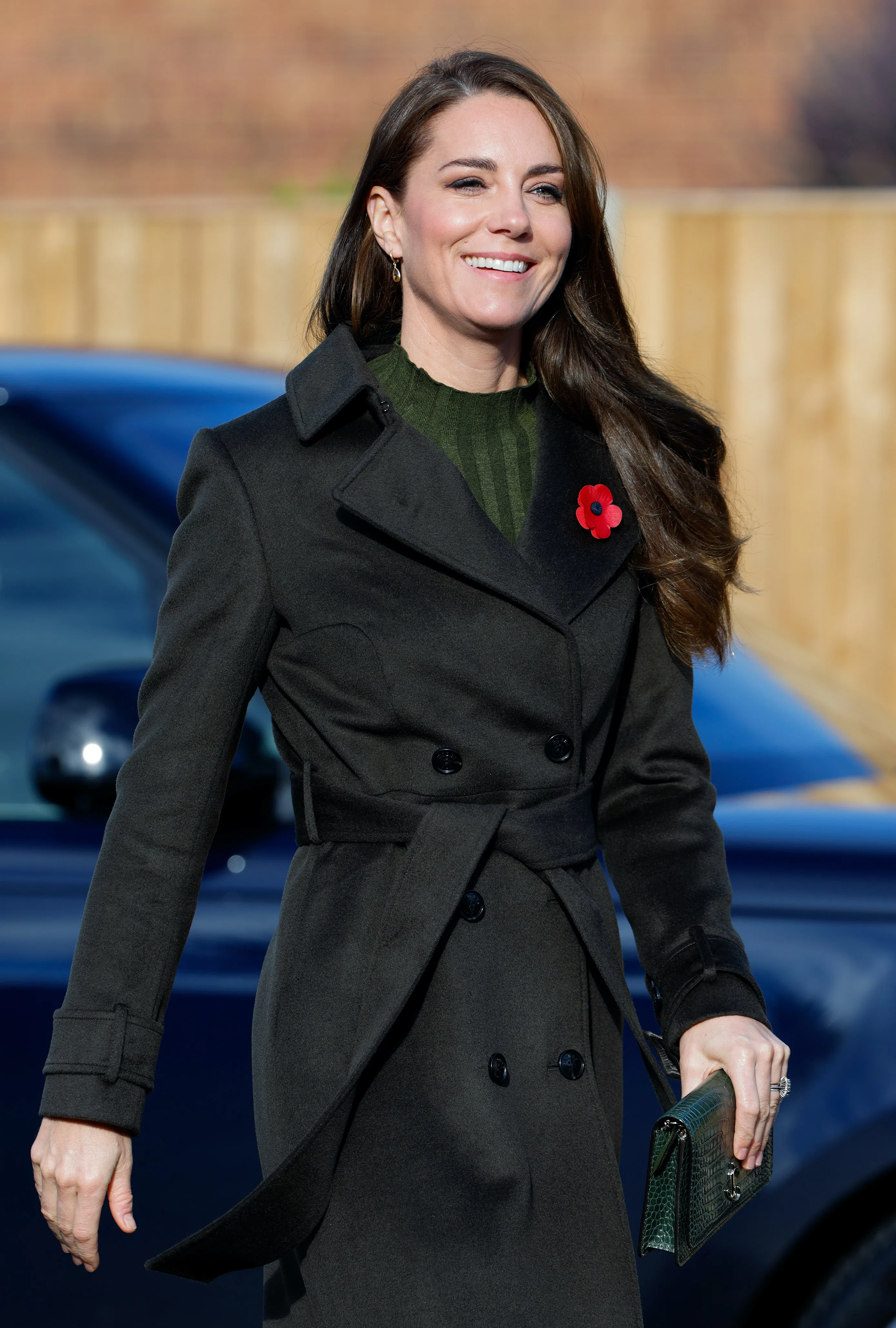 Kate Middleton Goes Monochrome in All Over Olive Green