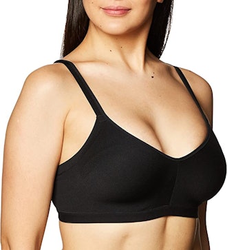 These wireless bras for support and comfort are designed to be invisible under clothing.