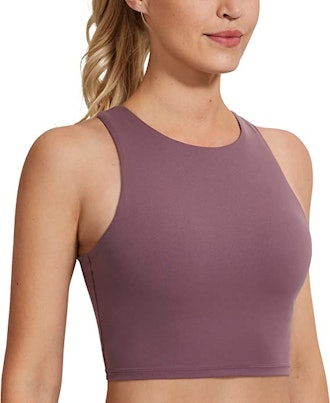 If you're looking for yoga bras for support and comfort, consider this bra that doubles as a crop to...