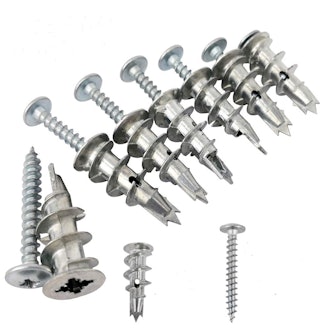 Ansoon Zinc Self-Drilling Drywall Anchors with Screws Kit (25-Pack)