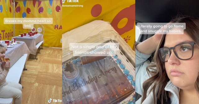 This mom shared her heartbreaking moment when no one showed up for her child's birthday party.