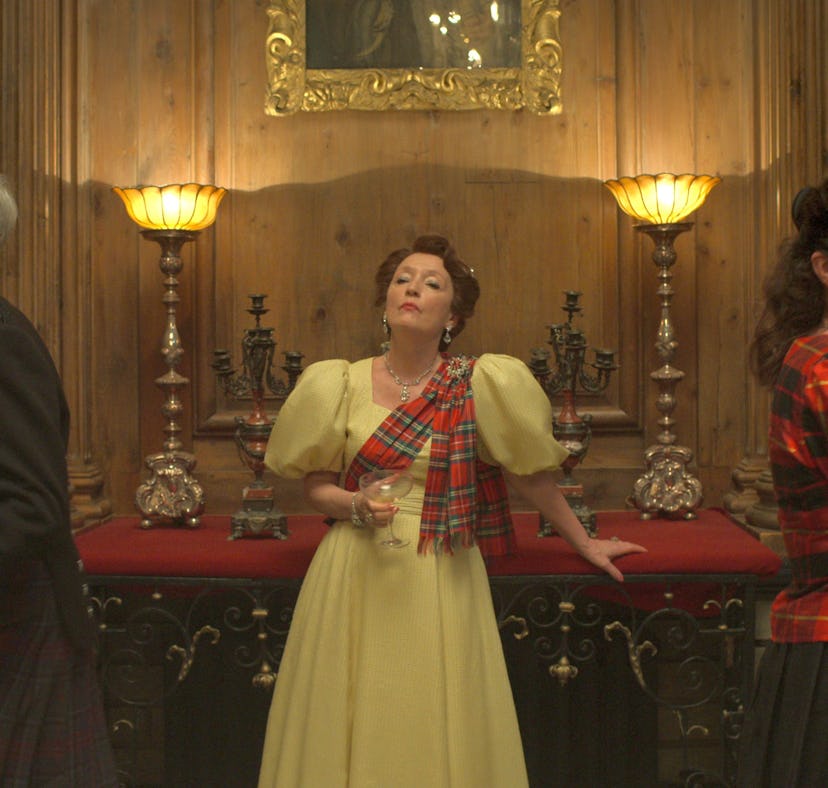 Lesley Manville as Princess Margaret in The Crown