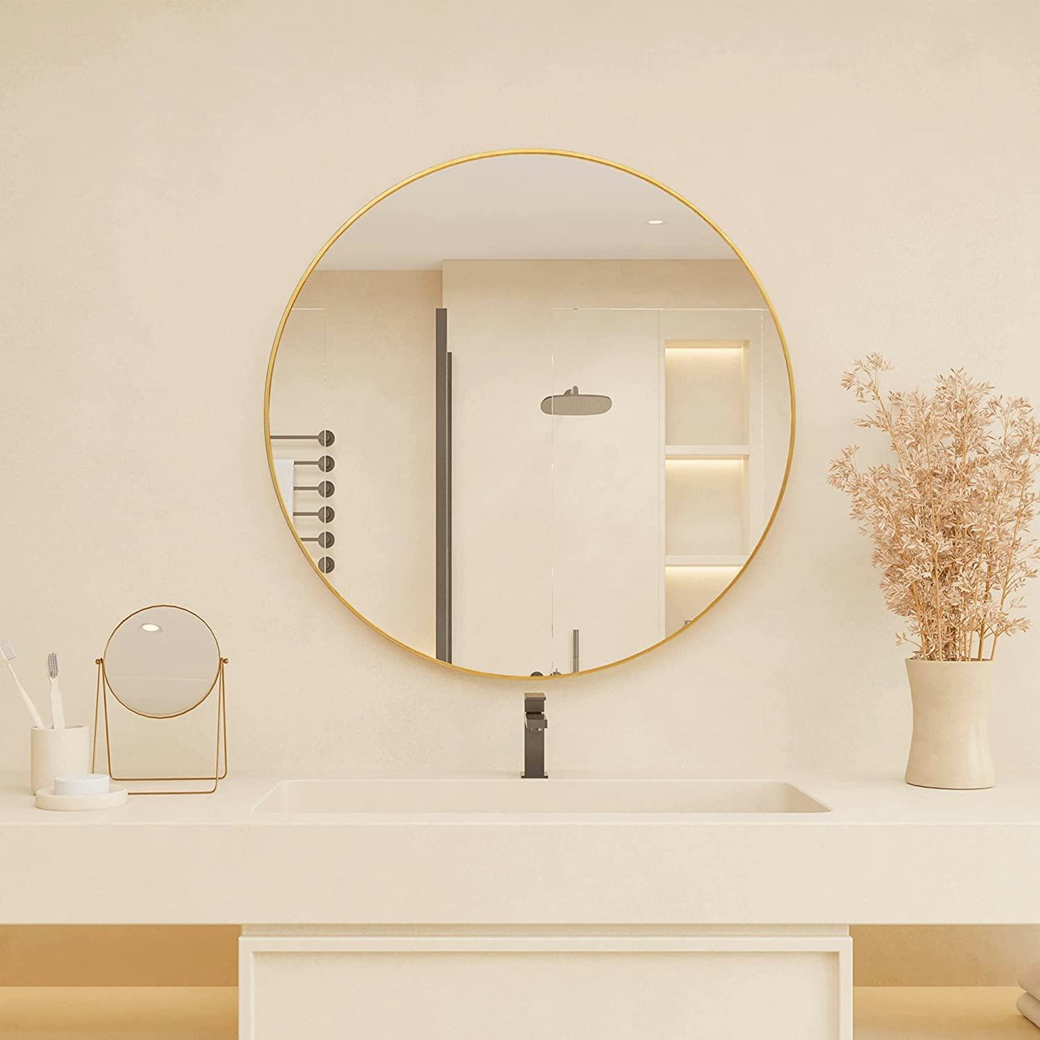 Beauty4U 16" Wall Circle Mirror