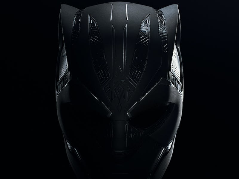 black panther mask and necklace