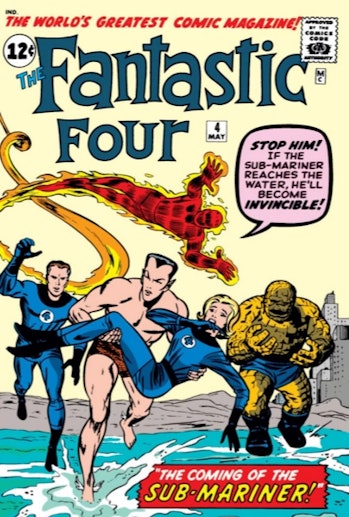 Namor in 'Fantastic Four' #4