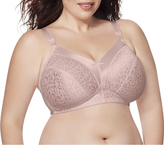 These bras for support and comfort add style with a cute leopard print design.