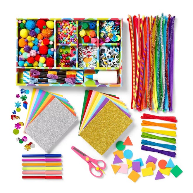 Of all the non-toy gift ideas for kids, craft supplies are one of the best.