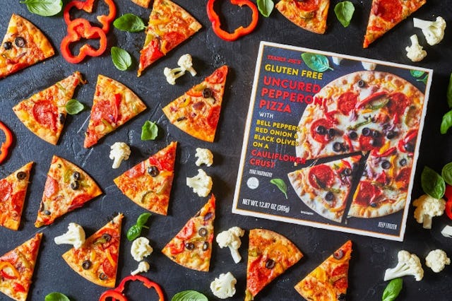 Trader Joe's gluten-free pizza is one of their many gluten-free items.