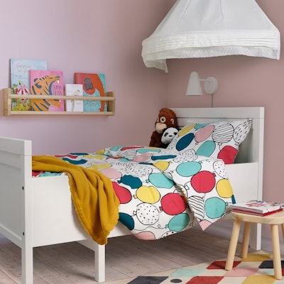Bedding is a fun but functional non-toy gift idea for kids.