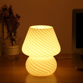 BSOD Glass Mushroom Lamp