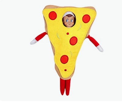 Delicious Pizza Couture Outfits for Boy or Girl Elf Doll