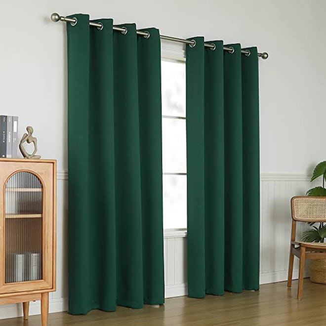 KEQIAOSUOCAI Blackout Curtains (2 Panels)
