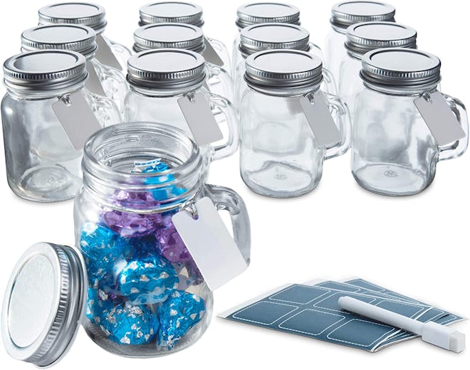 Otis Classic Glass Mason Jars (12-Pack)