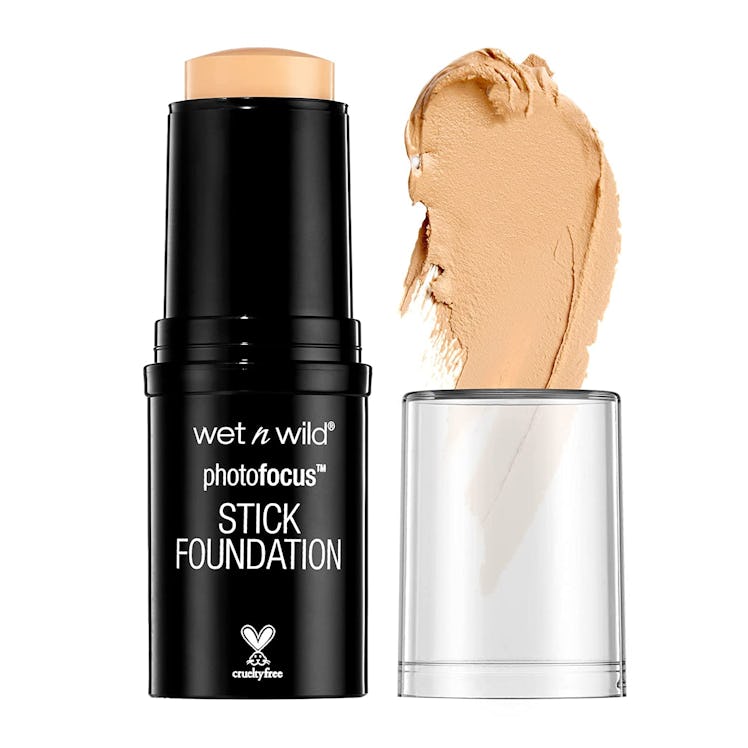 wet n wild photo focus stick foundation is the best drugstore full coverage foundation stick