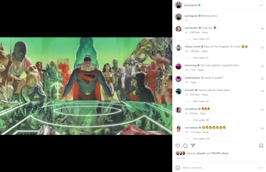James Gunn Kingdom Come Instagram