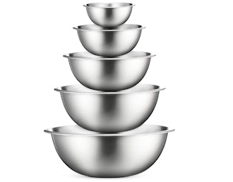 FineDine Stainless Steel Mixing Bowls (Set of 5)