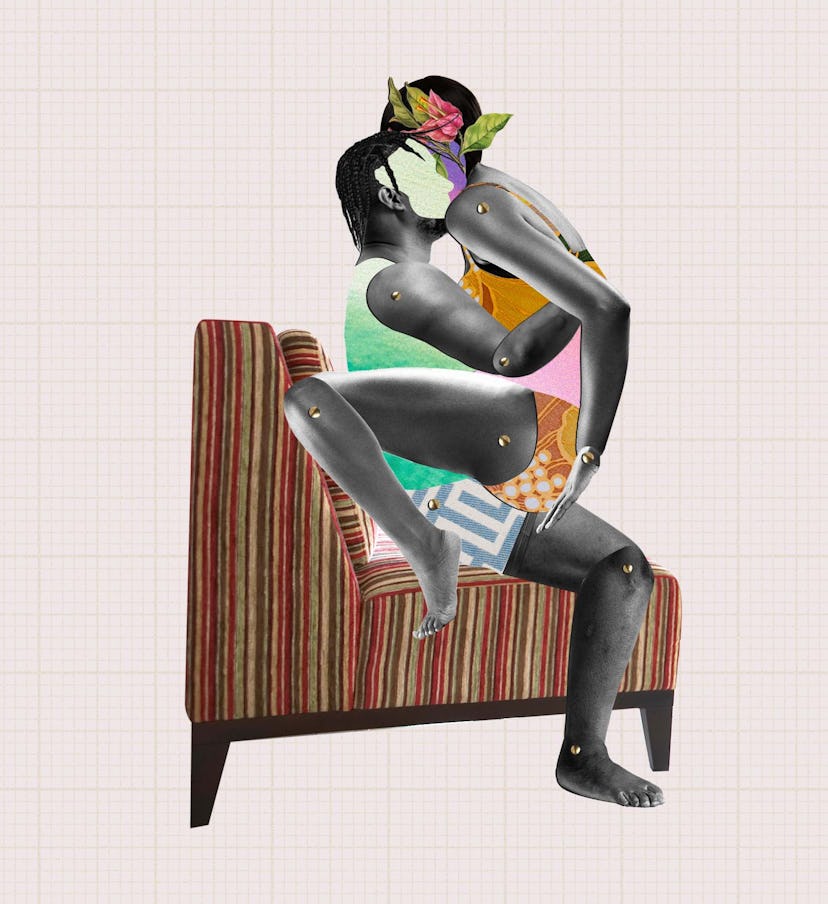 One sex position to try in a chair.