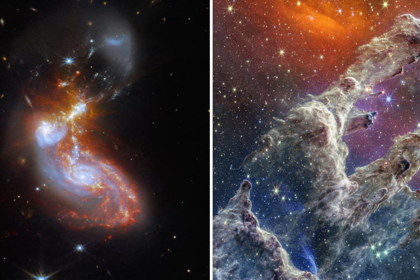 II ZW 96 and The Pillars of Creation.