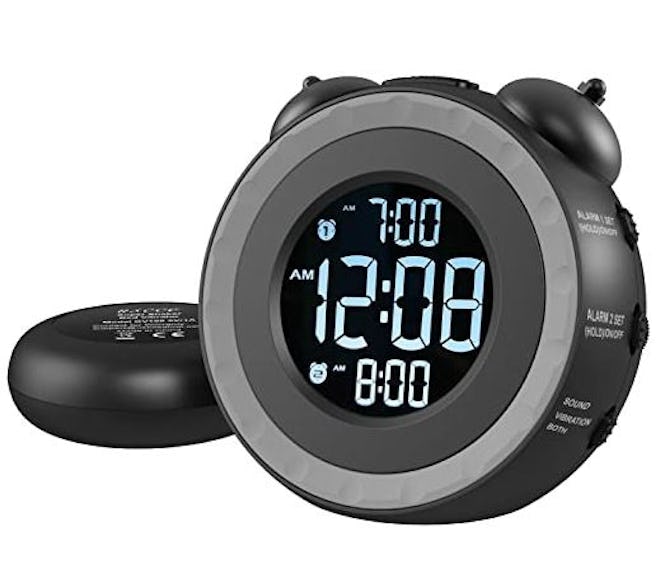 These extra loud alarm clocks with USB ports have a vibrating bed shaker that helps to wake the deep…