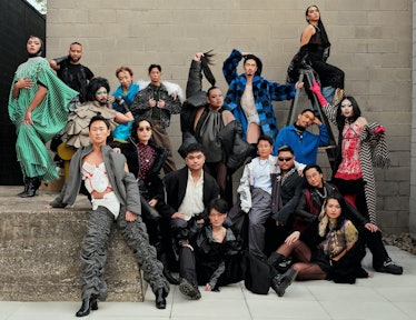 Members of the Queer Asian collective New Ho Queen. Photographed by Claudine Baltazar; Styled by Jo ...