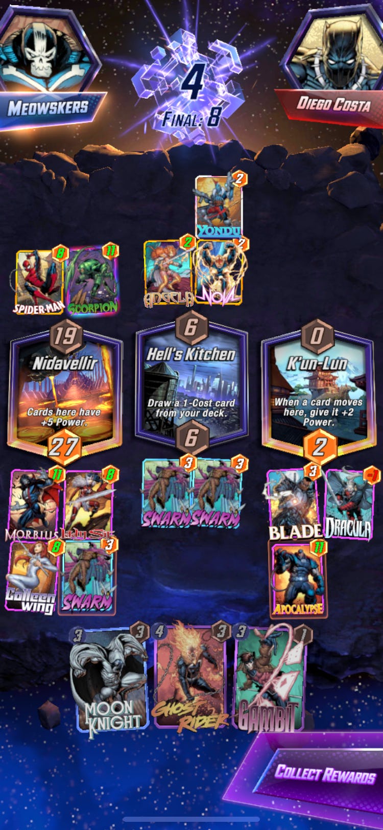 'Marvel Snap' best Discard deck 12 cards to crush the competition