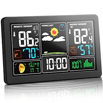 If you're looking for alarm clocks with USB ports, consider this one that doubles as a weather stati...