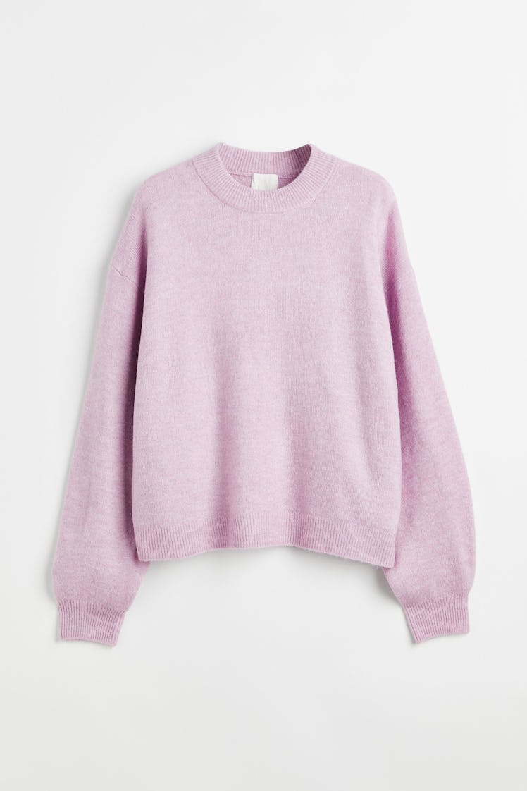 H&M light purple sweater