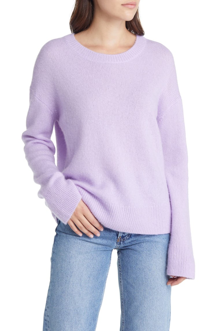 Rails purple crewneck sweater