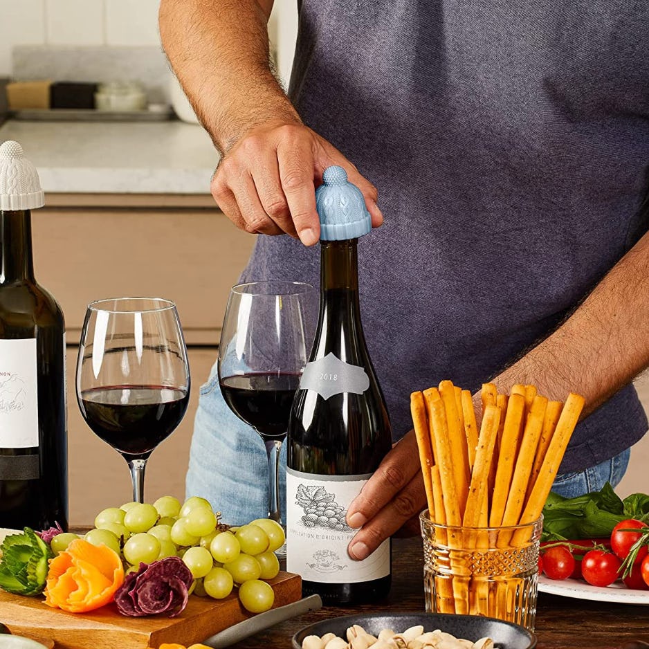 Monkey Business Beanie Wine Stopper (2-Pack)