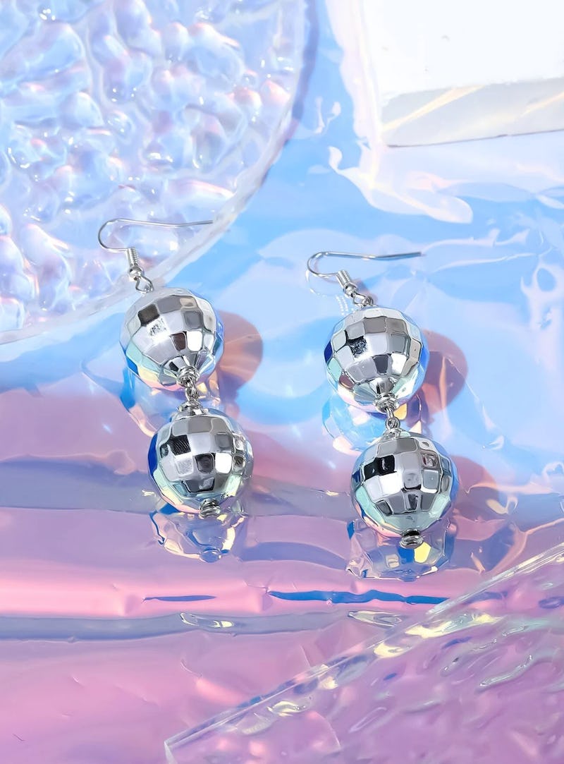 Textured Ball Drop Earrings