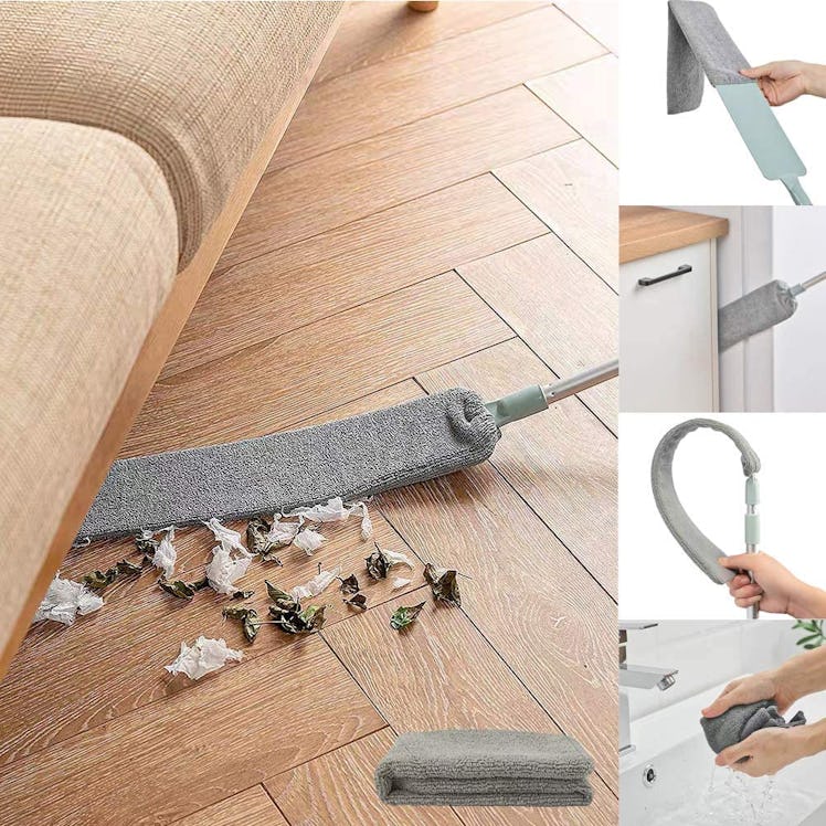 HEOATH Under-Appliance Extendable Microfiber Duster 