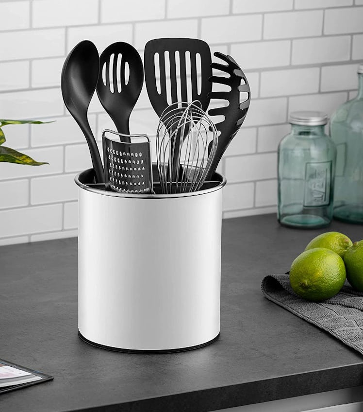 FineDine Stainless Steel Kitchen Utensil Holder 