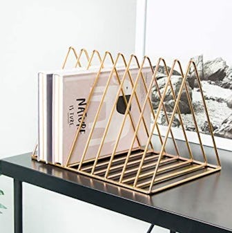 Cq Acrylic Triangle File Folder Racks and Magazine Holder