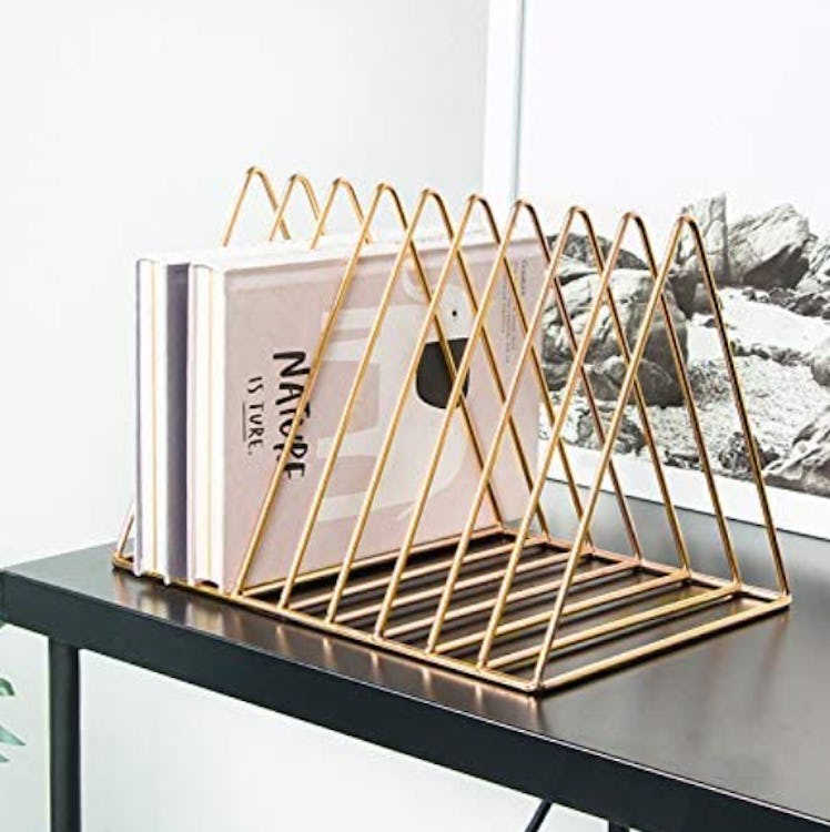 Cq Acrylic Triangle File Folder Racks and Magazine Holder