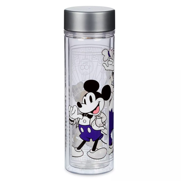 The Disney 100 celebration includes new Disney merch like this water bottle. 