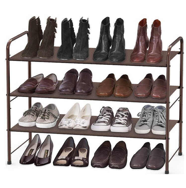 Simple Houseware 3-Tier Shoe Rack Storage Organizer