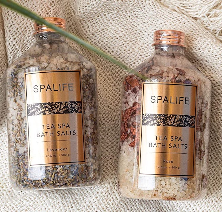 SpaLife Lavender and Rose Infused Bath Salts (2-Pack)