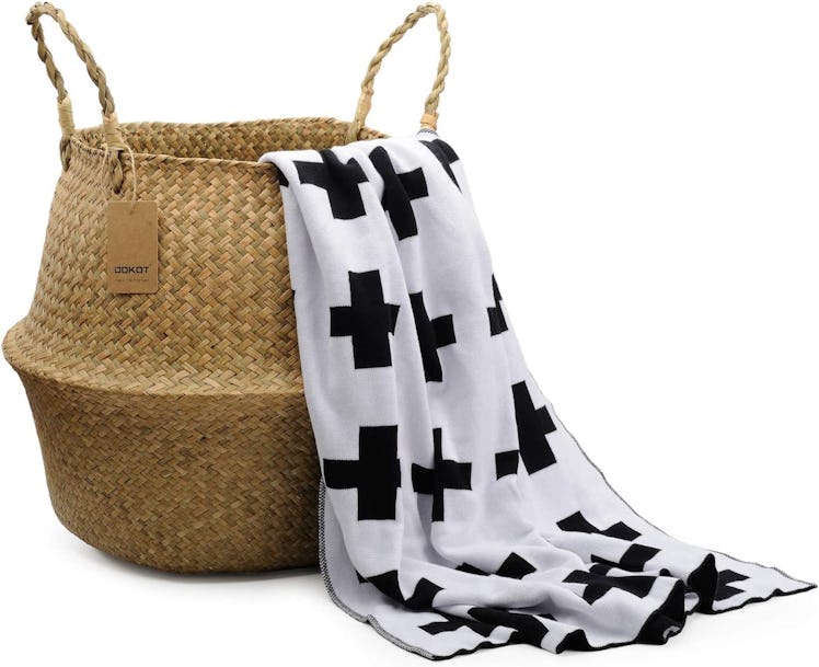 Woven Seagrass Belly Basket