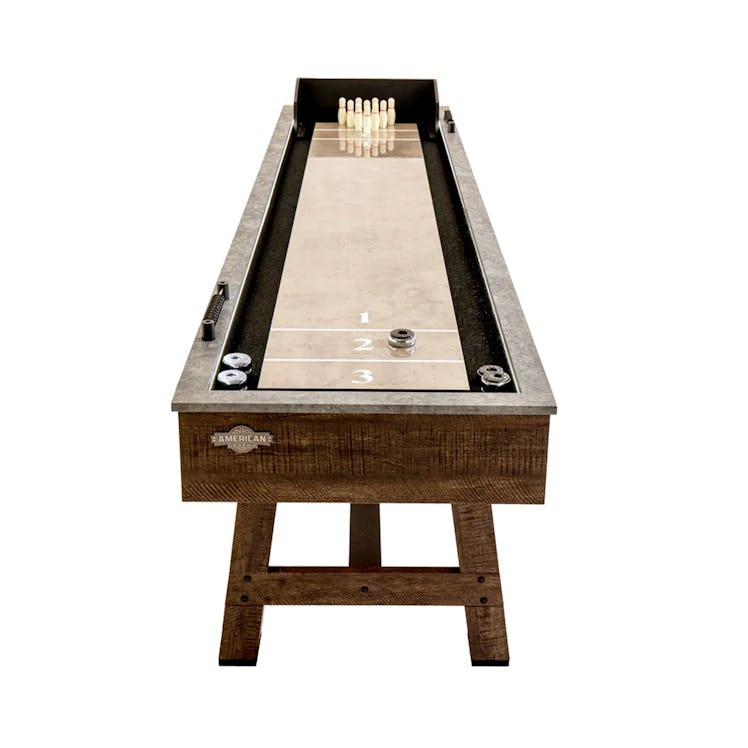 American Legend Stonebridge 9' Led Shuffleboard Table W/ Bowling  